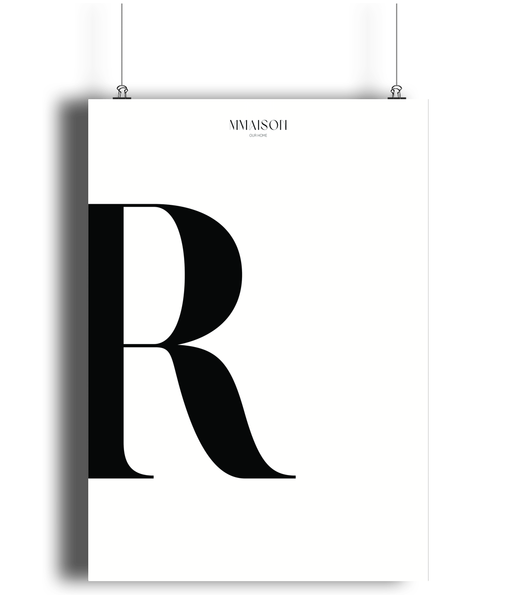 Letter "R" Print