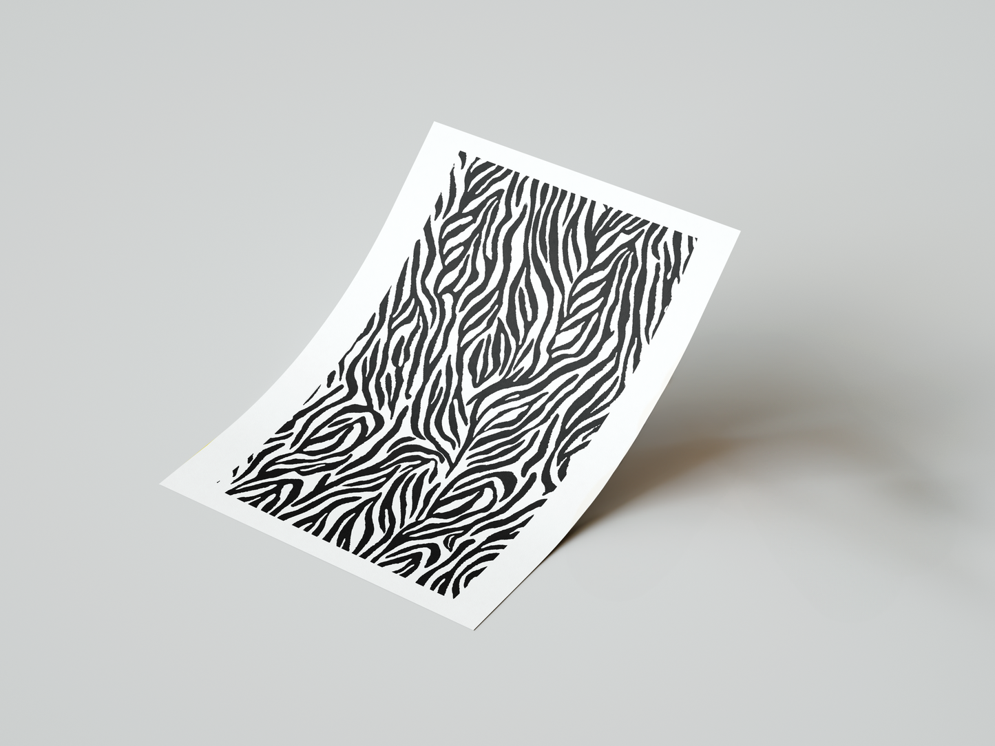 Zebra Pattern Print