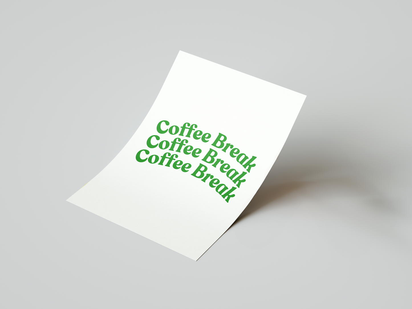 Coffee Break Print