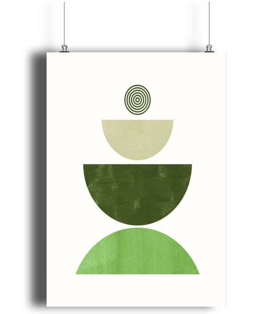 Green Harmony Art Print