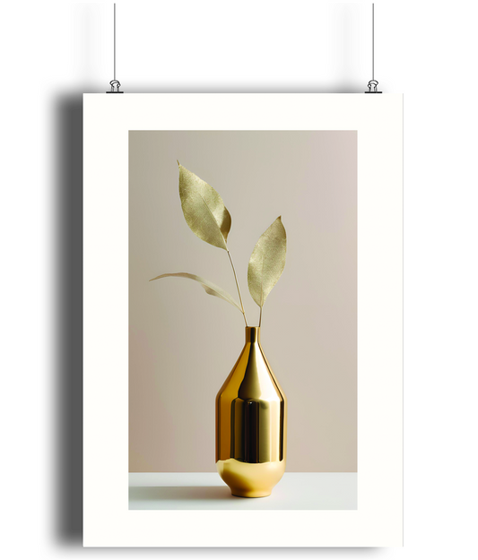 Golden Bloom Art Print