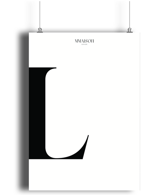 Letter "L" Print