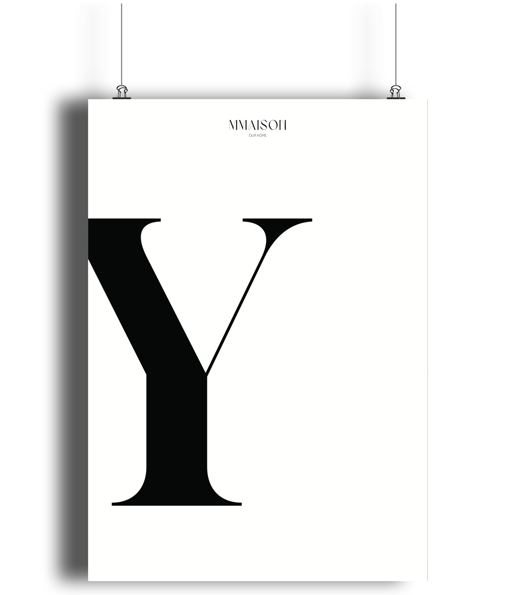 Letter "Y" Print