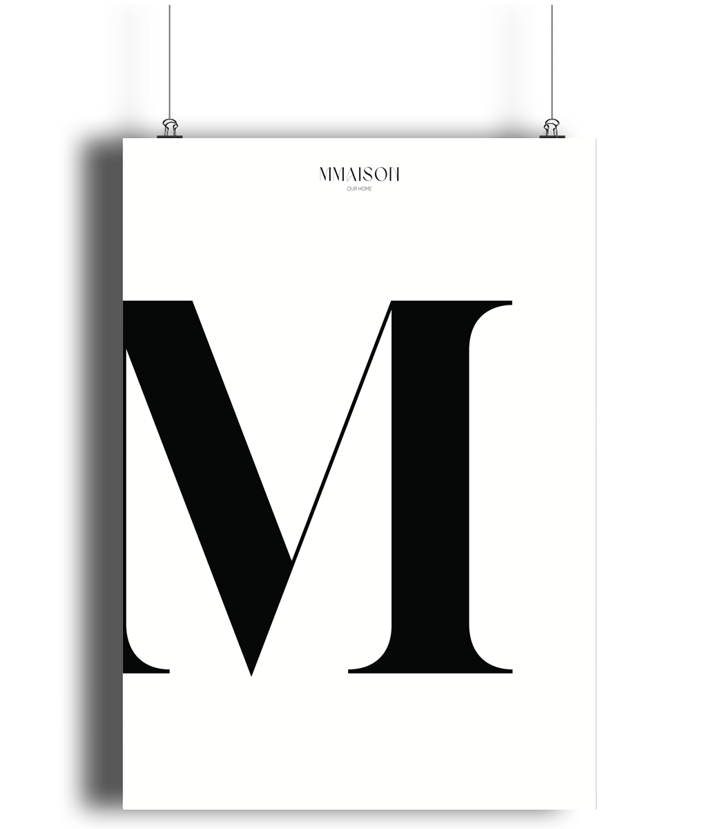 Letter "M" Print