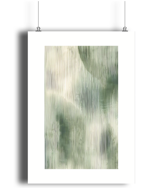 Misty Greens Print