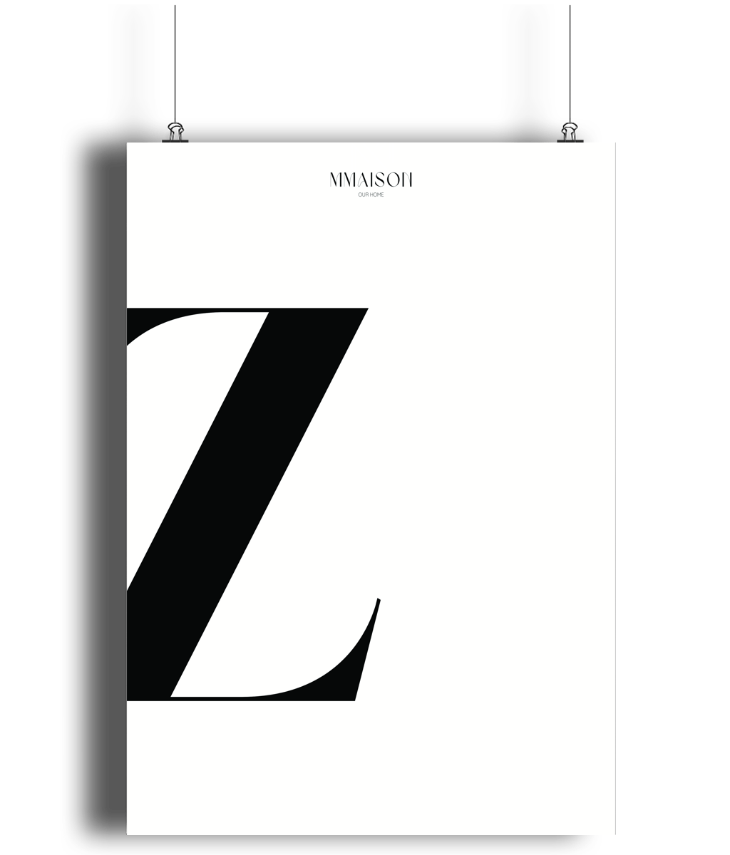 Letter "Z" Print