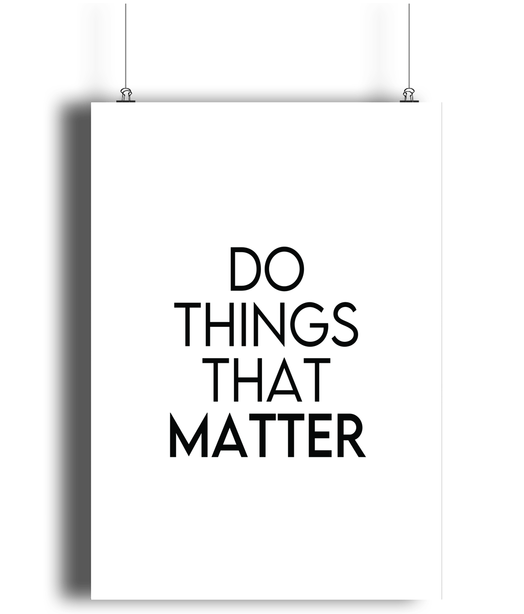 Things That Matter Print