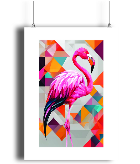 The Flamingo Art Print