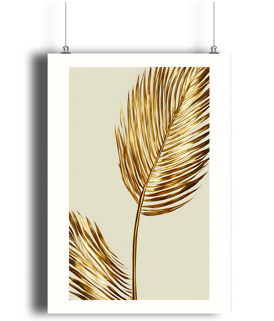 Gilded Elegance Art Print