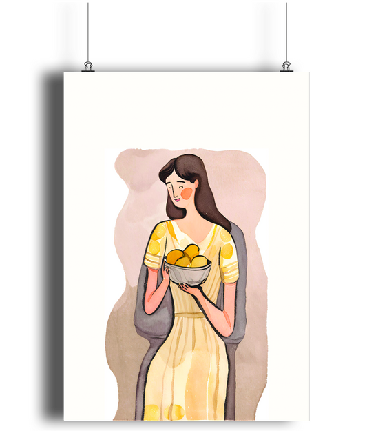 Citrus Charm Art Print