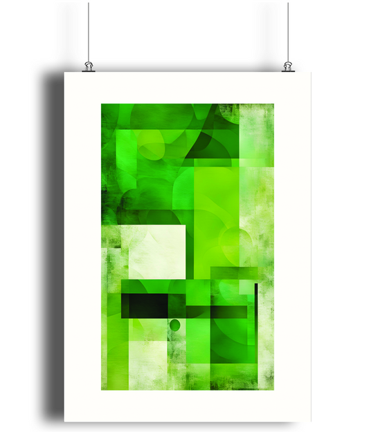 Emerald Symphony Art Print