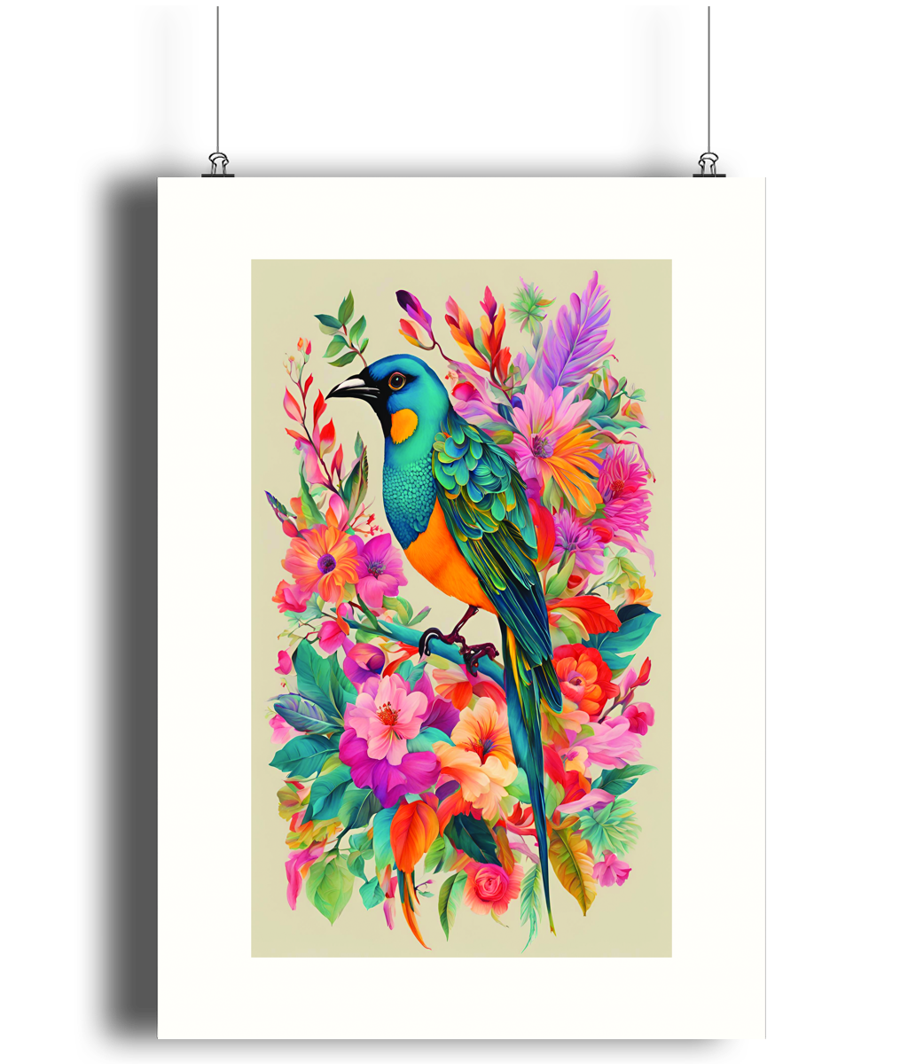 Feathered Brilliance Art Print