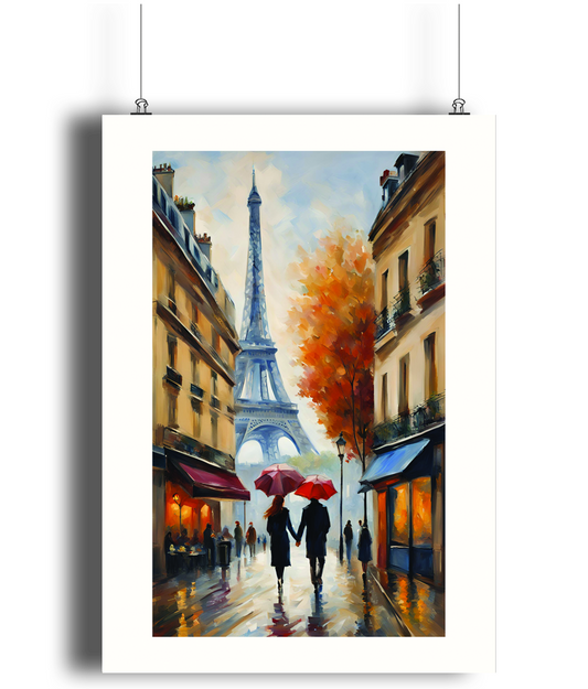 Autumn Romance Art Print