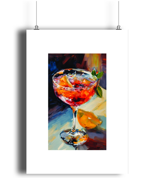 Cheers: Martini Art Print