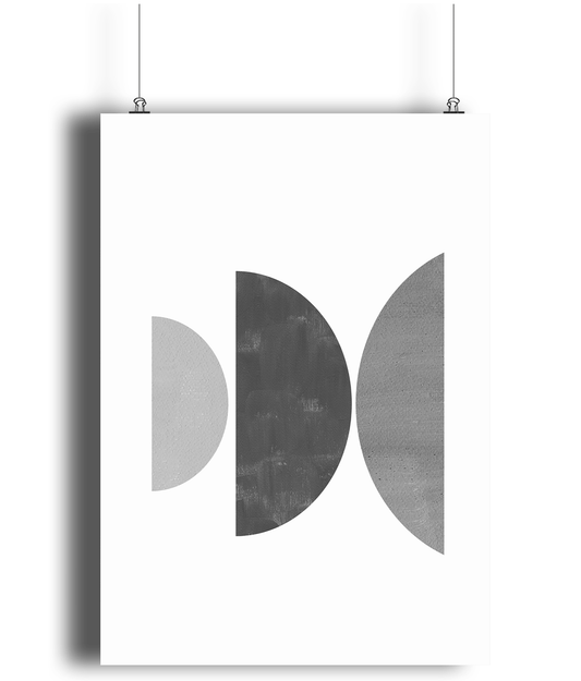 Grey Scale Art Print