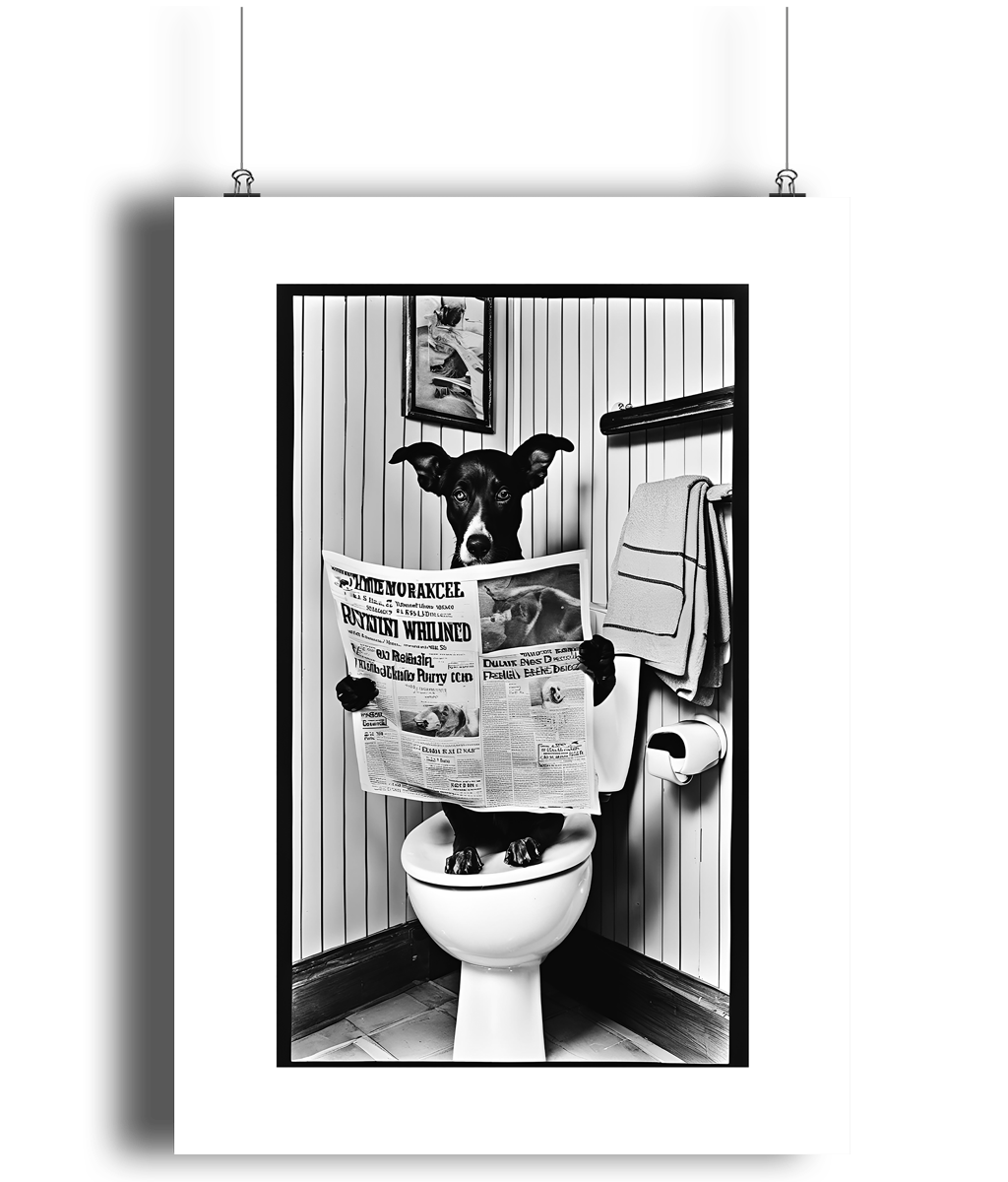 Paws & Headlines Art Print