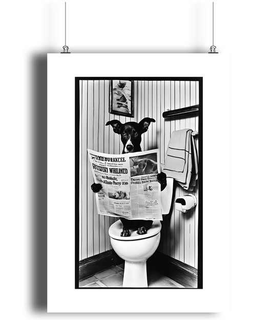 Paws & Headlines Art Print