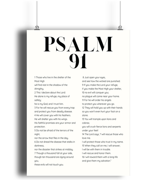 Psalm 91 Print