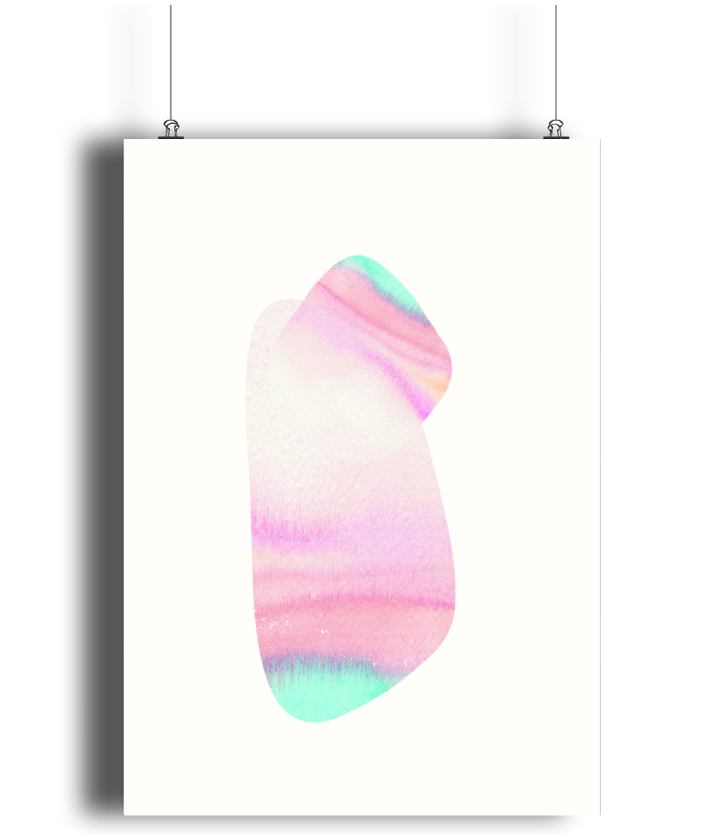 Pastel Drift Art Print