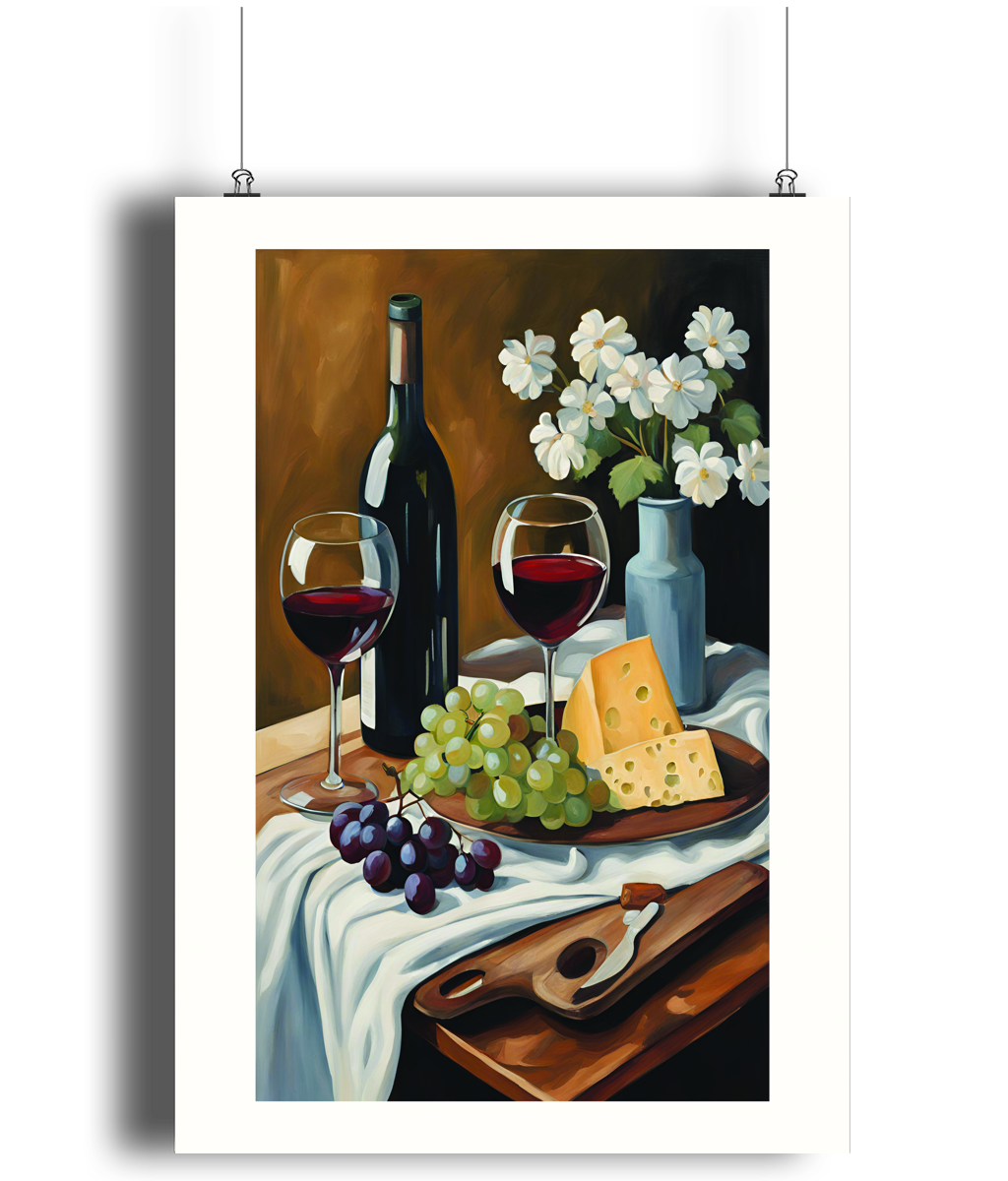 Wine & Dine Art Print