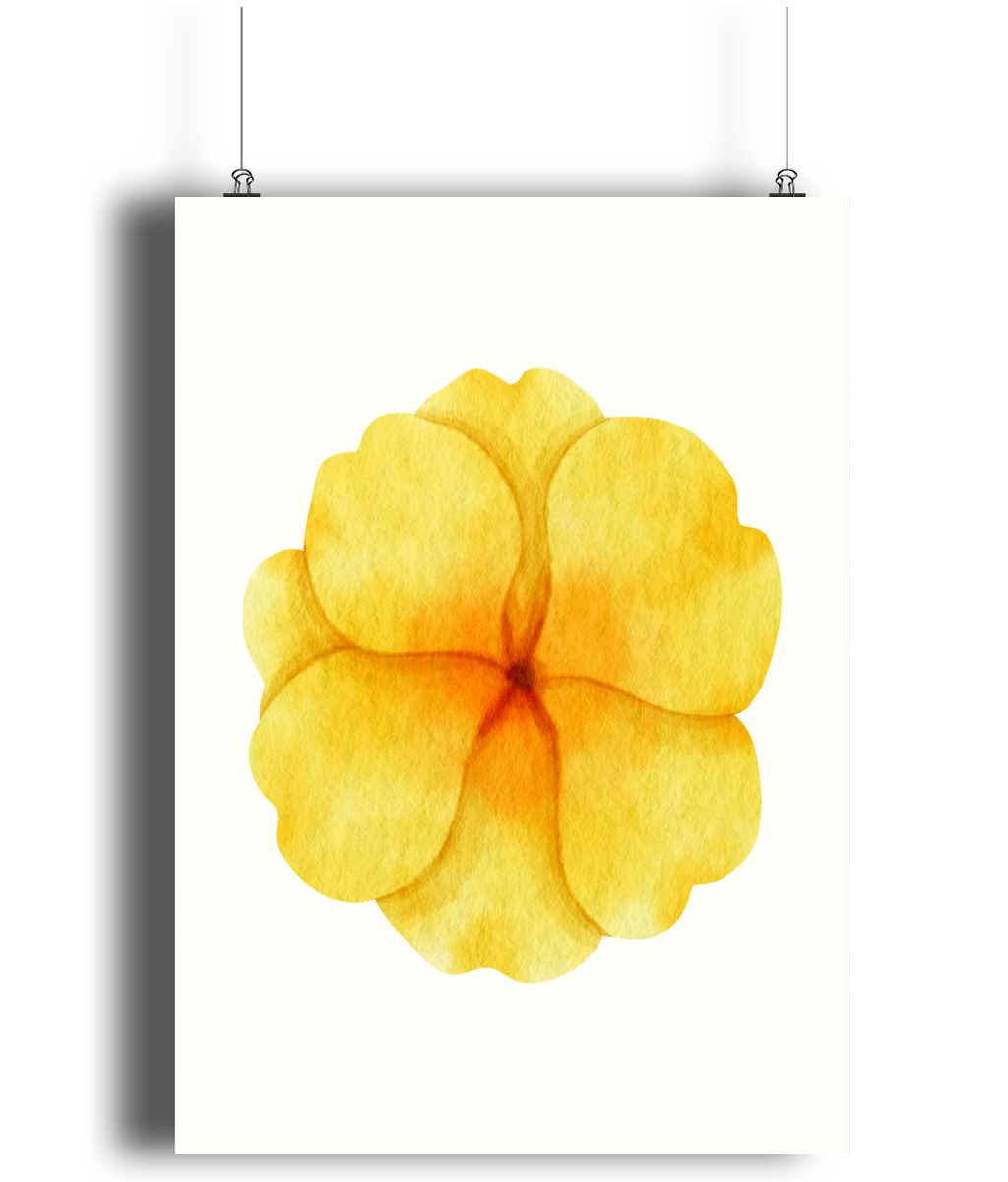 Golden Blossom Art Print