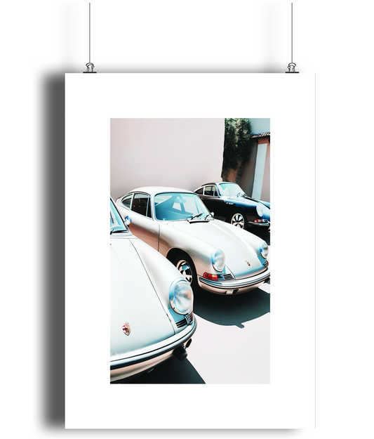 Vintage Car Classics Print